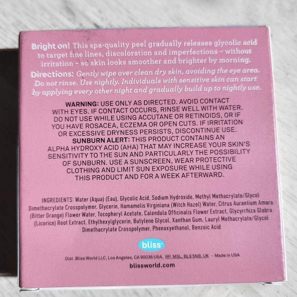 Bliss That's Incredi - Peel Pads 5 pack - Picture 3 of 5